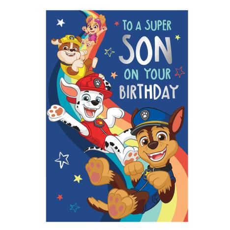 Super Son Paw Patrol Birthday Card £2.39